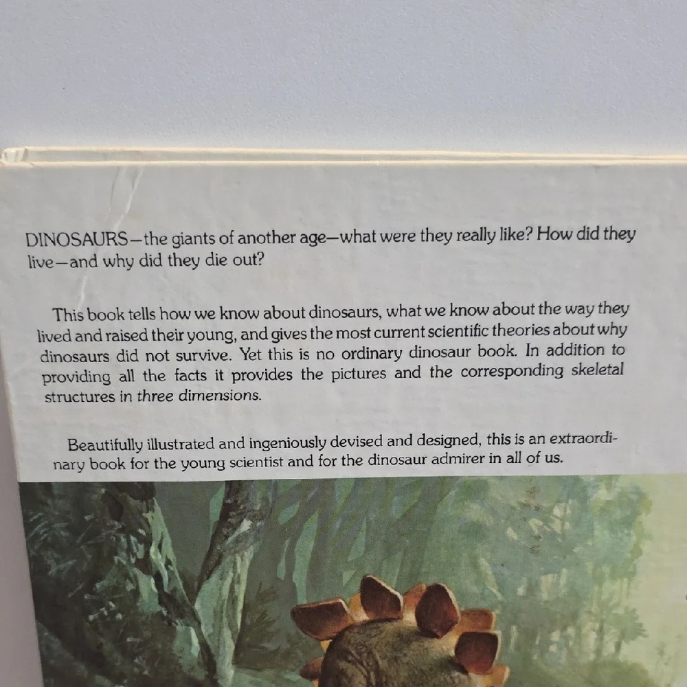 Vintage Pop Up Book - Dinosaurs A Lost World Pop-Up Book